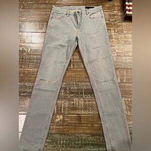 All Saints Skinny Light Gray Denim Jeans